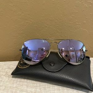 Ray-Ban Purple Aviators